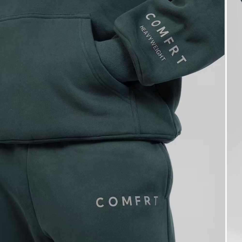 Comfrt Women's Dark Green Joggers - Picture 2 of 2